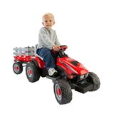 Peg Perego Case IH Lil Tractor and Trailer 6-Volt Battery-Powered Ride-On