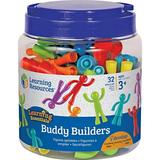 Learning Resources Ages 3+ Buddy Builders Set - Skill Learning: Eye-hand Coordination Motor Skills Visual Imagination Counting Sorting Color Matching Problem Solving Educati | Bundle of 5 Sets