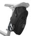 Saddle Bag with Water Bottle Pocket Waterproof Bike Seat Bag Reflective Cycling Rear Seat Post Bag with Kettle Pouch Large Capacity Tail Rear Bag MTB Road Bike Bag Storage Bag