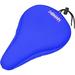 Domain Cycling Bike Seat Cushion - Ultimate Comfort Fits Indoor Outdoor and Exercise Bike Saddles Padded Gel Bike Seat Cover to Make Your Seat Comfortable 10.5â€�x7â€� (Blue)