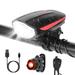 Bike Headlight iMounTEK Rechargeable Bicycle LED Front Light Rear Tail Light with 130dB Loud Horn
