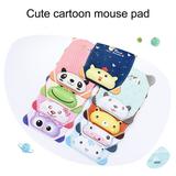 Grofry Universal Soft Rectangle Cartoon Pattern Mouse Pad Wrist Rest Laptop Accessories for Office Cow
