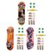 Realistic Skateboard Toy Mini Finger Board Toy w/ Alloy Stand for Children DIY