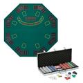 Fat Cat Poker-Blackjack Table Top Fat Cat 500Ct Texas Hold Em Dice Poker Chip Set