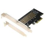 NVMe PCIe Adapter PCI-e 3.0 x4 to M Key M.2 NVMe AHCI SSD Converter Card for 2280 2260 2242 2230 mm SSD Drive