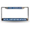 Los Angeles LA Clippers NBA Chrome Metal Laser Cut License Plate Frame