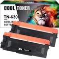 Cool Toner Compatible Toner Replacement for Brother TN-630 with HL-L2380DW HL-L2320D HL-L2300D HL-L2340DW HL-L2305W DCP-L2540DW Printer (Black 2-Pack)