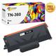 Toner Bank Compatible Toner Cartridge for Brother TN-360 HL-2140 2150 2150N 2170 2170W MFC-7320 7345DN Ricoh Aficio SP 1200 1210 Series Printer Ink Replacement (Black 1-Pack)