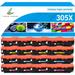 True Image 16-Pack Compatible Toner Cartridge for HP CE410X 305X Work with Pro 400 Color M451 MFP M475 CP2025 CM2320 Printer (4*Black 4*Cyan 4*Magenta 4*Yellow)