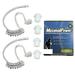 MaximalPower Clear Coil Tube Earbud Combo for Walkie Talkies & 2-Way Radios headset and headphones (2X Clear Coil + 4X Earpiece)