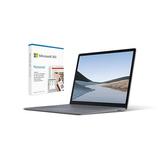 Microsoft Surface Laptop 3 13.5 Intel Core i5 8GB RAM 128GB SSD Platinum with Alcantara + Microsoft 365 Personal 1 Year Subscription For 1 User