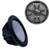 Wet Sounds Revo 10 Subwoofer & Grill - Black Subwoofer & Black Closed Face SW Grill - 2 Ohm