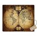 Retro World Map Mouse pads Gaming Mouse Pad 9.84x7.87 inches