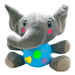 Violet Baby Musical Soft Toy Musical Stuffed Animals with Light-Up Button Baby Musical Plush Stuffed Elephant Animal Toy for 0 to 36 Months - Mint Blue