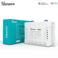 SONOFF 4CHProR3 Wi-Fi Smart Switch 4-Channel Din Rail Mounting Home Automation Self-Locking/Interlock Control Smart Home Appliances Works with Alexa Google Assistant