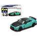 PACK OF 2 - 2020 Nissan GT-R (R35) Nismo RHD (Right Hand Drive) Robin Egg Blue and Carbon Black 1/64 Diecast Model Car by Era Car