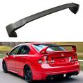 ECCPP ABS Spoiler Wing Unpainted Rear Trunk Spoiler Matte Black Exterior Accessories 2011 For Honda Civic 1.3L 2006-2011 For Honda Civic 1.8L 2007-2011 For Honda Civic 2.0L