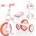 XJD 5 in 1 Toddler Tricycle for 1-5 Years Old Boys Girls Toddler Bike Kids Trikes for Balance Training Baby Bike Infant Trike