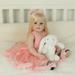 Lifelike Reborn Baby Dolls 18 Inch Realistic Newborn Reborn Girl Baby Doll with Doll Clother & Accessories Best Birthday Set for Girls Age 3+