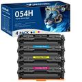 054H 054 Compatible Toner Cartridge for Canon 054 054H CRG 054 for Color ImageCLASS MF644Cdw MF642Cdw LBP622Cdw MF641Cw LBP620 Printer Ink (Black Cyan Magenta Yellow 4-Pack)