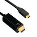 SANOXY Cables and Adapters; 10ft USB 3.1 Type C Male to HDMI (4K @ 60Hz) Male Cable Black