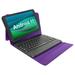 Visual Land Prestige Elite 10QH 10.1 HD IPS Android 11 Quad-Core Tablet 64GB Storage 2GB RAM with Keyboard Case - Purple