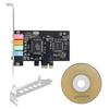 PCIe Sound Card 5.1 PCI Surround Card 3D Stereo Audio with High Sound Performance PC Sound Card CMI8738 Chip