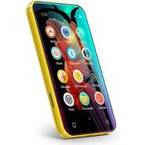 TIMMKOO 72GB MP3 Player with Bluetooth 4.0 Full TouchScreen Mp4 Mp3 Player with Speaker Portable HiFi Sound Mp3 Music Player with Bluetooth Voice Recorder Supports up to 512GB TF Card (Yellow)