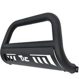 TAC Bull Bar Compatible with 2007-2021 Toyota Tundra | 2008-2022 Toyota Sequoia Truck Pickup 3â€� Black Front Bumper Grille Guard Brush Guard Off Road Accessories