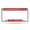 College Rico Industries Minnesota Golden Gophers Alumni Chrome Laser License Frame 12 x 6 12 x 6 Laser Cut Chrome Frame - Car/Truck/SUV Automobile Accessory