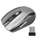 Linyer Computer 2.4Ghz Wireless Optical Mouse Low Latency 6 Buttons Plastic Gaming Mice 800/1200/1600DPI Desktop PC Laptop Portable Grey