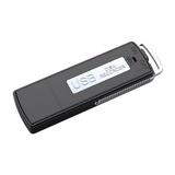 Digital Voice Recorder Portable Digital USB Disk Audio Voice Recorder with U Flash Memory (16GB)(Black)