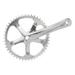 Origin8 Crankset P/P Track 175X46 Sq Silver/Silver