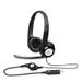 Logitech H390 Binaural Over The Head USB Headset with Noise-Canceling Microphone Black Each