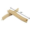 MageCrux 1 Pcs Wooden Train Big S Track Railway Accessories Compatible All Major Brands