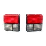 Meterk Pair of Tail Lights Red/Smoked Lamps Turn Right+ Left Indicator Side Lamp Rear Tail Lights Replacement for TRANSPORTER T4 90-03