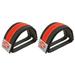 Double Nulon Black Red/Straps. Bike pedal strap bicycle pedal strap bicycle part bike part bike accessory bicycle part