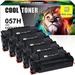 Cool Toner Compatible Toner Replacement for Canon 057H with chip Work with ImageCLASS MF445dw MF448dw MF449dw LBP226dw 227dw 223dw 228x Laser Printer Ink Black 5-Pack