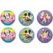 JA-RU Disney Squeeze Stress Balls (6 Units Assorted) Mickey Minnie & Princess Soft Foam PU Ball Stress Reliver Fidget Toys Birthday Party for Kids Toddlers Play Ball Favorite Party Games W-ABC-6902-6