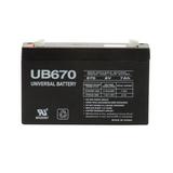 UPG UB670 7 Ah Lead Acid Automotive Battery