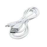 PwrON 3.3ft White Micro USB Cable PC Laptop Data Sync Cord for LaCie Porsche Design P 9221 500GB Mobile Drive USB 2.0 #9000126 P9221 Portable External Hard Disk Drive HDD HD