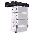 Sound Town ZETHUS Series Line Array Speaker System with Four White Compact 2 X 5-inch Line Array Speakers White