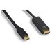 Axiom USBCMHDMIMK06-AX USB-C Male to HDMI Male Adapter Cable Black - 6 ft.