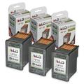 LD Products Remanufactured Ink Cartridge Replacement for HP 56 C6656AN (Black 3-Pack)