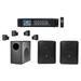 JBL Commercial Sub+(4) Satellite+(2) Wall Speakers+Amp For Office/Store/Gym