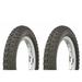 Tire set. 2 Tires. Two Tires Duro 12 1/2 x 2 1/4 Black/Black Side Wall HF-143G. Bicycle Tires bike Tires kids bike Tires