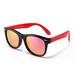 Spogood Round Polarized Kids Sunglasses Silicone Flexible Safety Children Sun Glasses Fashion Boys Girls Shades Eyewear UV400 Gifts 1-4PCS