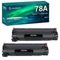 78A CE278A | 2-Pack Compatible Toner Cartridge for HP CE278A 78A P1606dn 1536dnf MFP M1536dnf 1606dn P1606 P1566 P1560 HP LaserJet Printer Ink Replacement Part Black