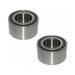 Front Wheel Bearing Set - Compatible with 2003 - 2006 2008 - 2012 Porsche Cayenne 2004 2005 2009 2010 2011