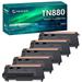 Compatible Toner Replacement for Brother TN-880 HL-L6200DW MFC-L6700DW MFC-L6800DW HL-L6200DWT HL-L6300DW MFC-L6900DW Printer ink(Black 5-Pack)